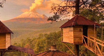 Las cabañas escondidas y surrealistas de Puebla en medio de los volcanes y que casi nadie conoce