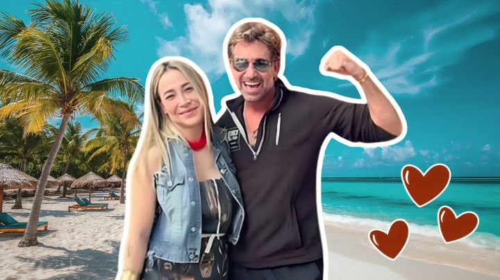 Gabriel Soto y Colibrí Jiménez comparten románticas fotos desde la playa