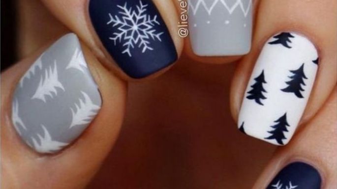 Diseños de uñas en tendencia para lucir esta Navidad 2023