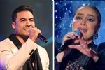 Carlos Rivera y Cynthia Rodriguez sorprenden al cantar a dueto en el bautizo de León Rivera