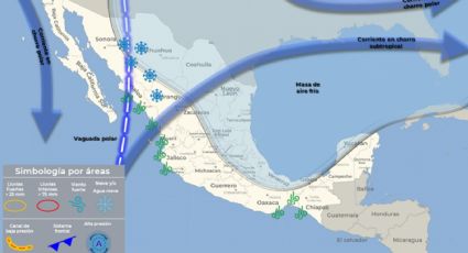 Clima en México: Masa de Aire Polar y fuertes vientos congelan hoy 30 de enero