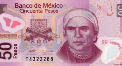 Billete antiguo de 50 pesos vale hasta 5 millones por este curioso número de serie