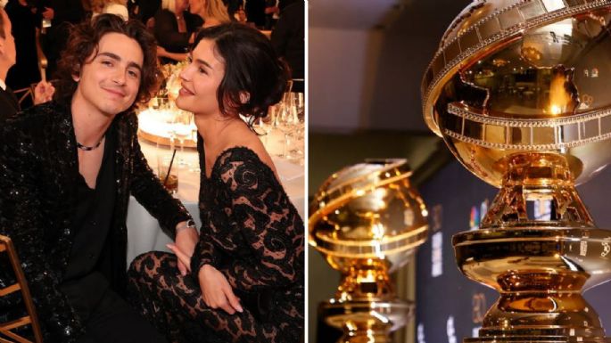 El beso de Kylie Jenner y Timothée Chalamet que se robó la noche en los Globos de Oro