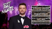 Foto ilustrativa de la nota titulada: CARTEL OFICIAL Tecate Pa’l Norte 2025, Justin Timberlake encabeza el festival después de 10 años sin visitar México