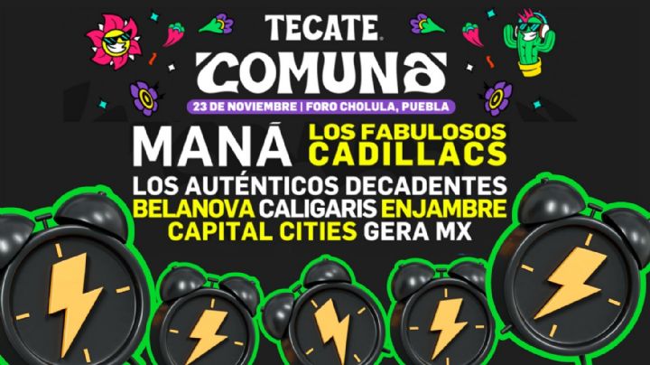 Tecate Comuna 2024: Estos son los horarios completos y Artistas por escenarios del festival en Puebla