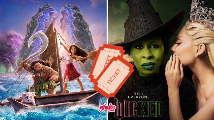 Estrenos de cine en Noviembre: De Wicked a Moana 2