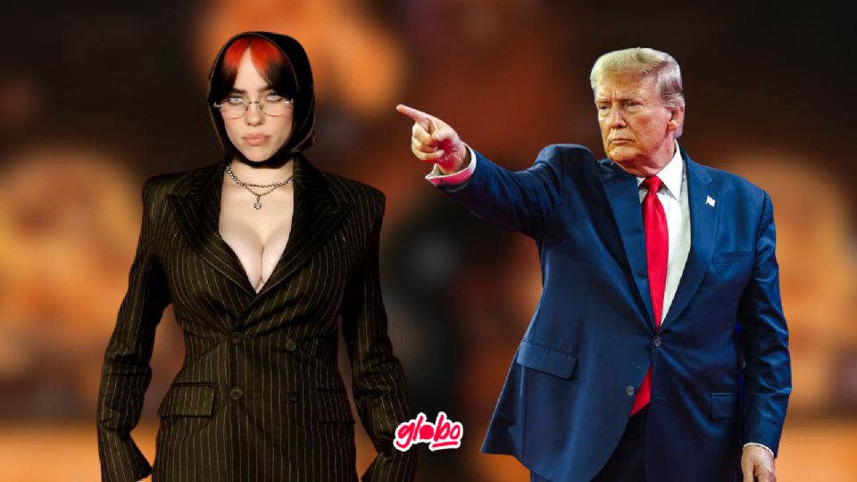 Billie Eilish no dudó en llamar 'depredador condenado' a Donald Trump.