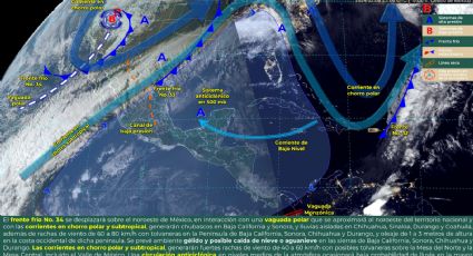 Clima en México: Se esperan nevadas en algunas regiones para este 9 de febrero