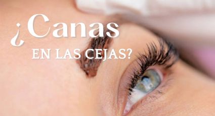 ¿Cómo ocultar las canas de las cejas? Sigue estos sencillos trucos