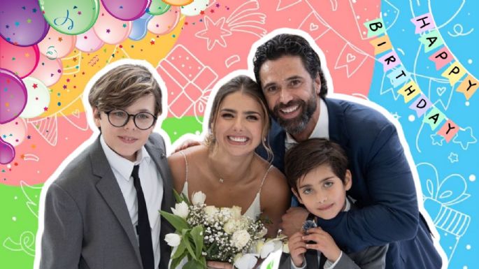 Michelle Renaud festeja el cumpleaños 7 de su hijo Marcelo, mientras espera al nuevo bebé