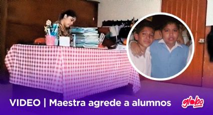 Maestra de primaria es captada aventando cuadernos al piso a sus alumnos | VIDEO