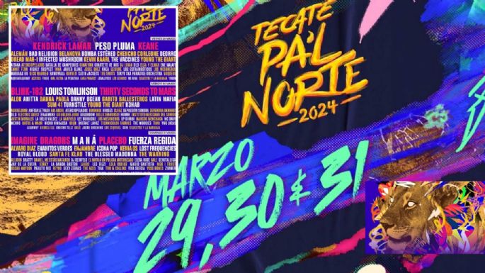 Bandas que no te puedes perder en el Pa'l Norte 2024, representantes de la década de los 90's