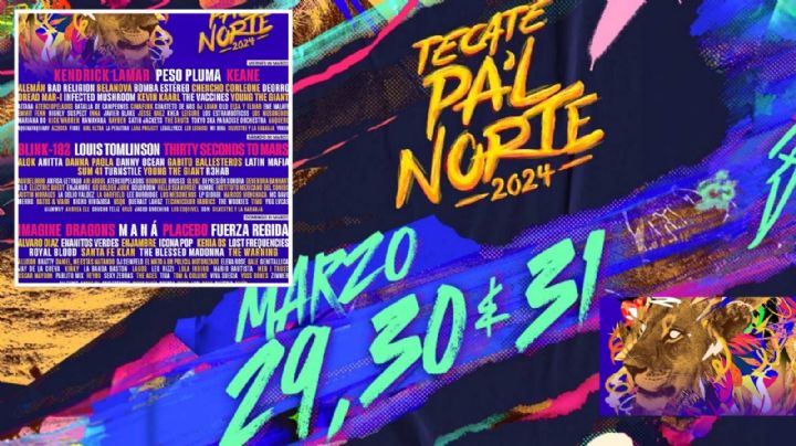 Bandas que no te puedes perder en el Pa'l Norte 2024, representantes de la década de los 90's