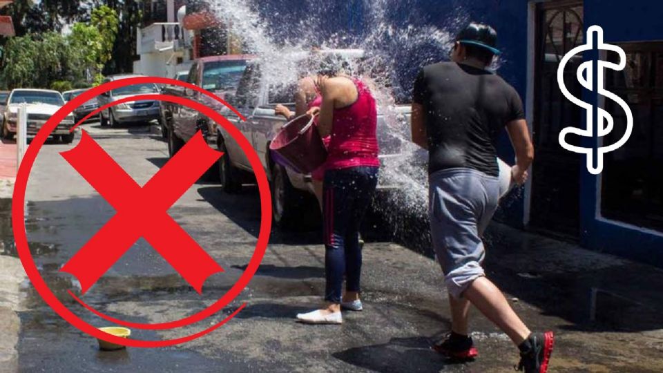 Sábado de Gloria multas por desperdiciar el agua.