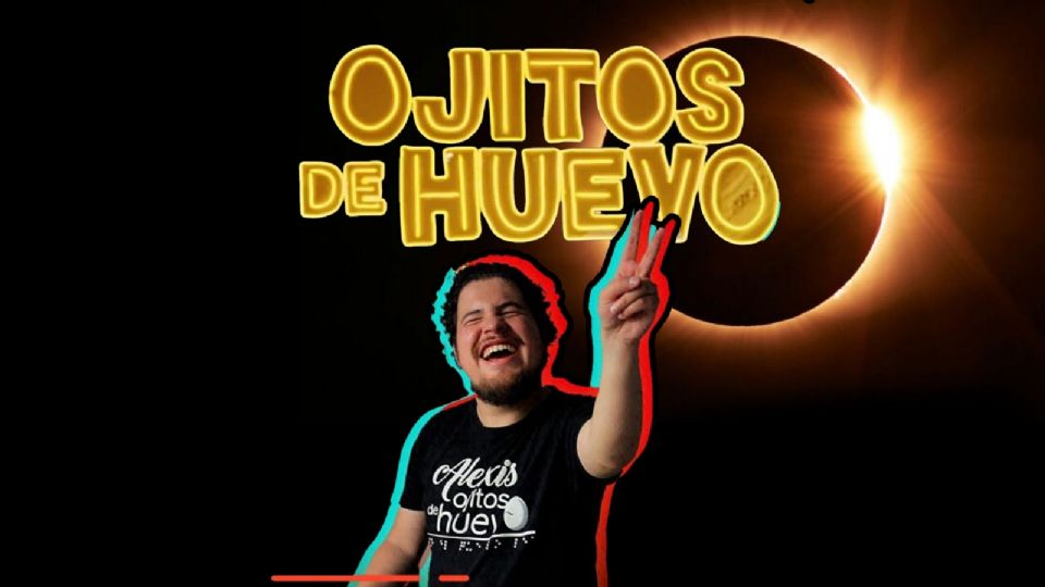 Ojitos de Huevo logró ver el eclipse solar total con los ojos abiertos.