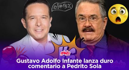 Gustavo Adolfo Infante arremete contra Pedrito Sola “No lo soporto”