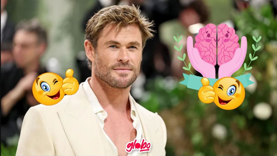 Chris Hemsworth cuida su salud mental del Alzheimer.