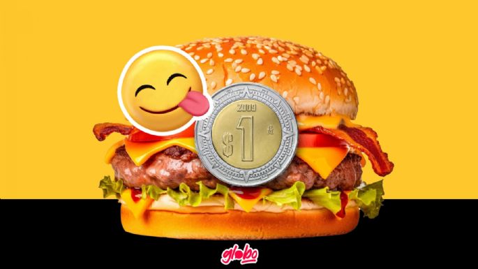 Hamburguesas deliciosas por $1 PESITO | ¿En dónde y cuándo?