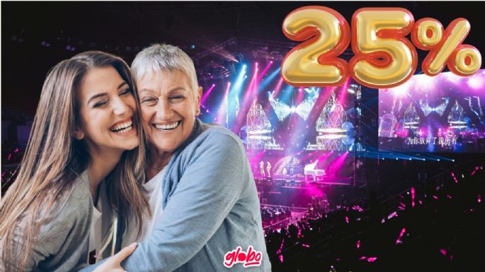 Día de las madres: 25% de descuento en conciertos para celebrar a mamá este 10 de mayo