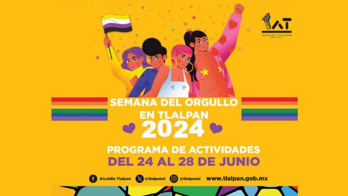 PRIDE 2024: Tlalpan anuncia semana del Orgullo LGBT+ con actividades temáticas | Fechas y Detalles