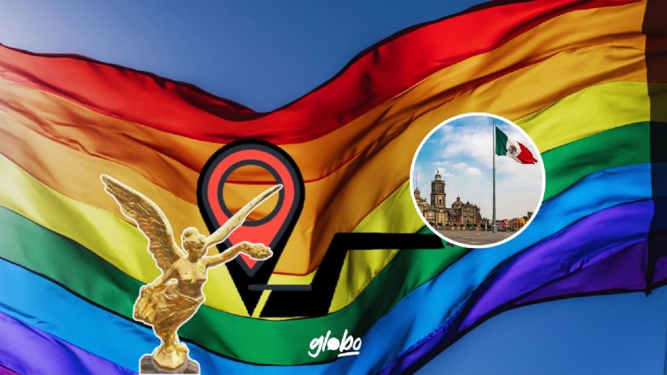 Punto a punto de la marcha del orgullo.