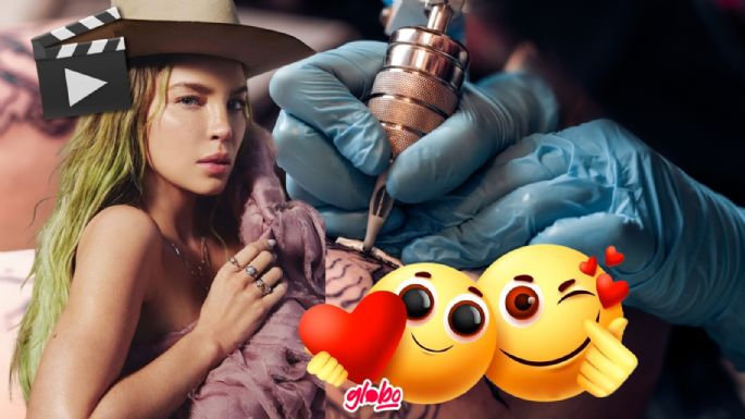 ¡Belinda marca a otro hombre! Le firma el brazo y él promete que se lo va a tatuar | Video