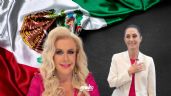 Foto ilustrativa de la nota titulada Laura Zapata Interpreta mal el Himno Nacional Mexicano en Protesta contra Claudia Sheinbaum