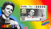 Foto ilustrativa de la nota titulada Pride 2024: Nancy Cárdenas, madre del movimiento LGBT, es la imagen del boleto de lotería