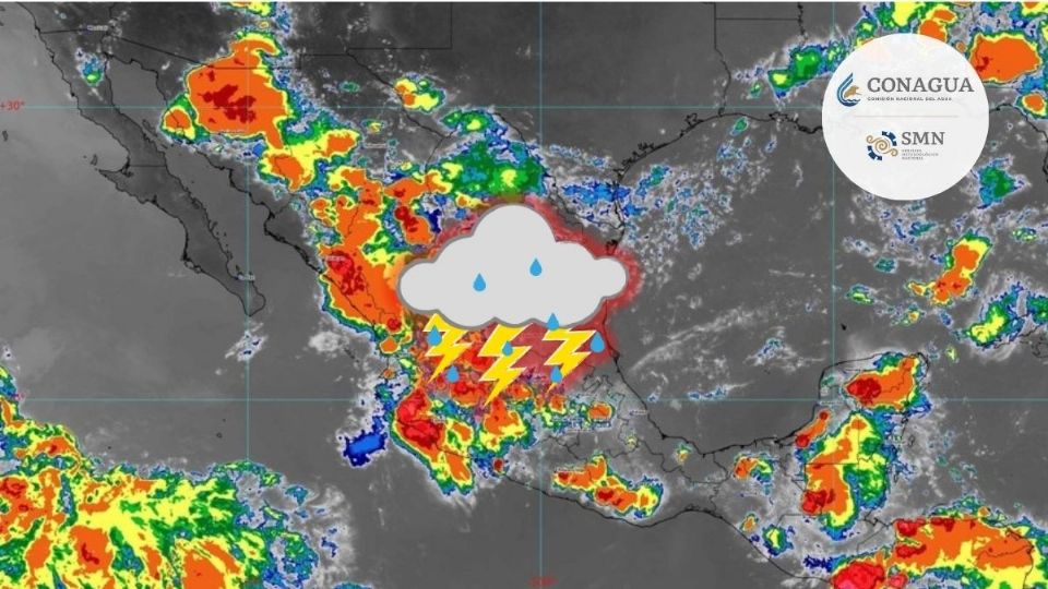 Potencial ciclón tropical se fortalece en el Pacífico: estados de México afectados por lluvias y tormentas