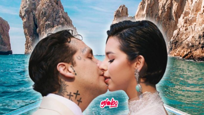 Christian Nodal y Ángela Aguilar disfrutan su luna de miel en playas mexicanas | VIDEO