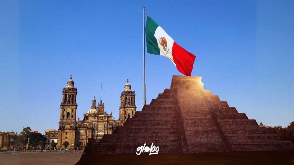 Gran espectáculo en el centro de la Ciudad de México.