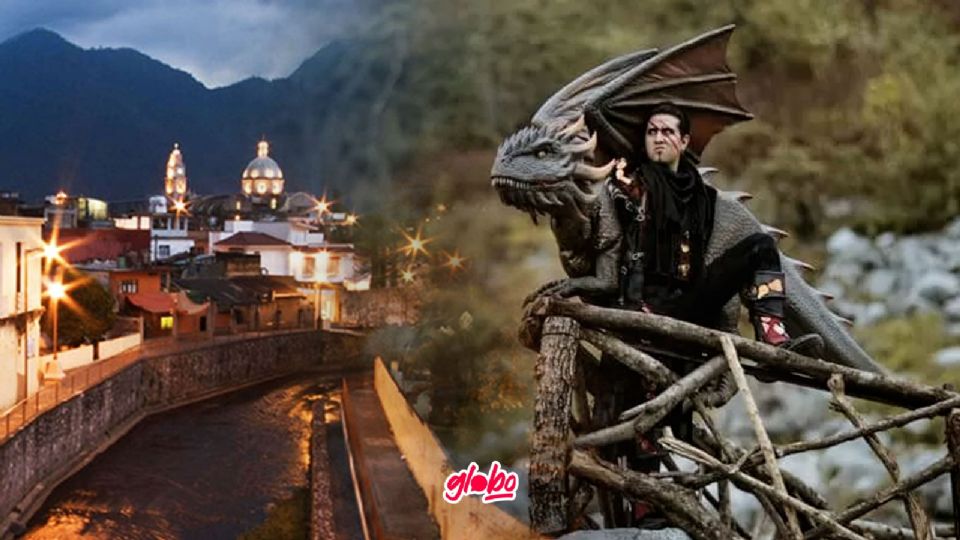 El Pueblito Mágico con dragones en Orizaba, Veracruz.