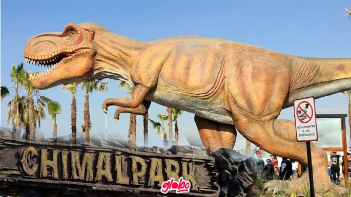 Parque Ecoturístico Chimalhuache: Albercas y laguna artificial con dinosaurios gigantes a menos de 1 hora de la CDMX