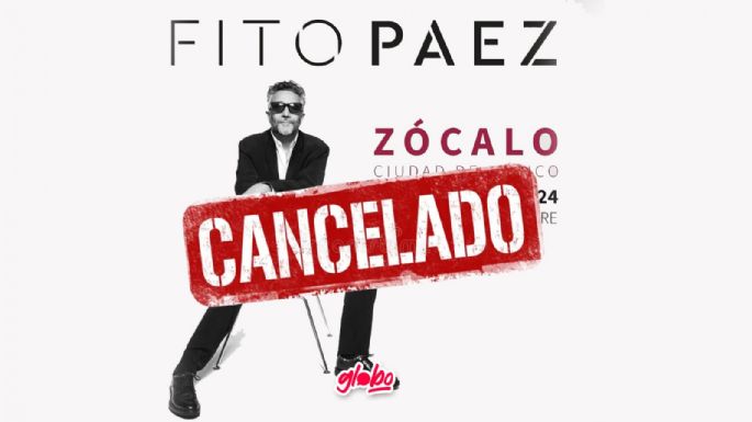 Fito Páez GRATIS en el Zócalo de CDMX: La razón por la que se CANCELÓ su concierto este fin de semana