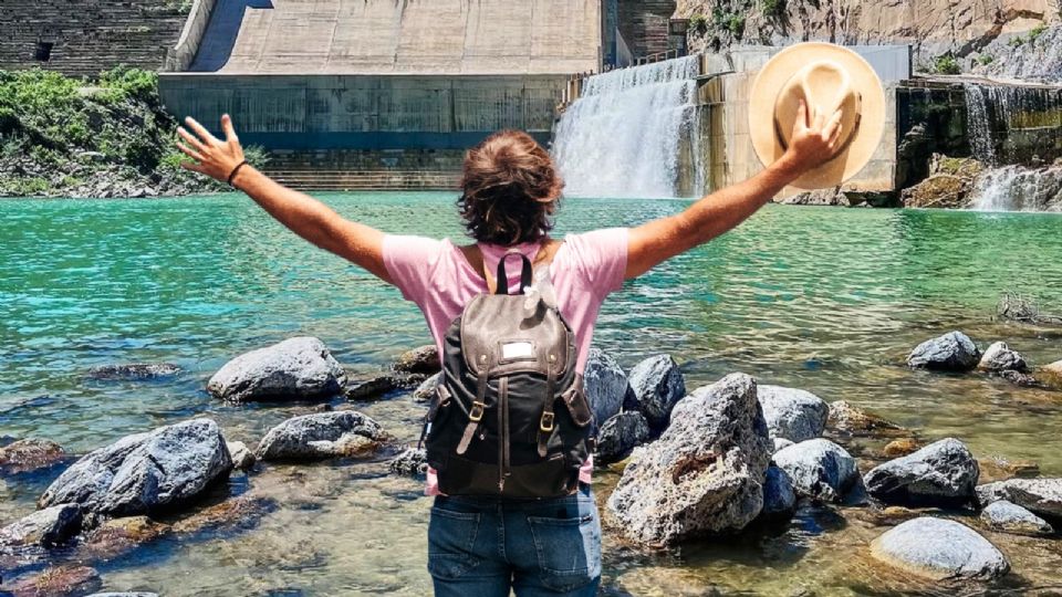 La Presa de aguas 'Rompepicos' en Nuevo León.