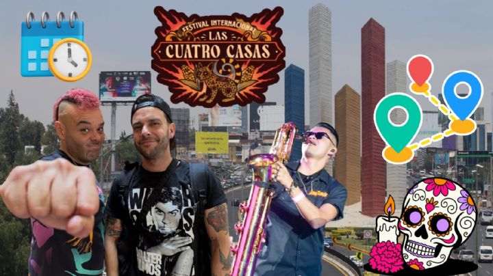 Cómo llegar al Parque Naucalli para el concierto GRATIS de Los Caligaris, Gondwana y Nana Pancha en el Festival Las Cuatro Casas 2025