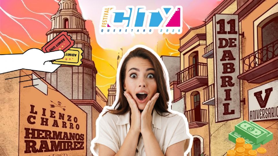 Festival City Querétaro 2026 Cartel completo.