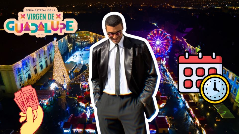 Manuel Medrano GRATIS en La Feria Estatal de la Virgen de Guadalupe 2025.