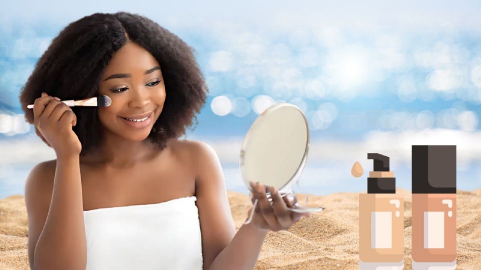 Base de maquillaje a prueba de agua ideal para darte un chapuzón