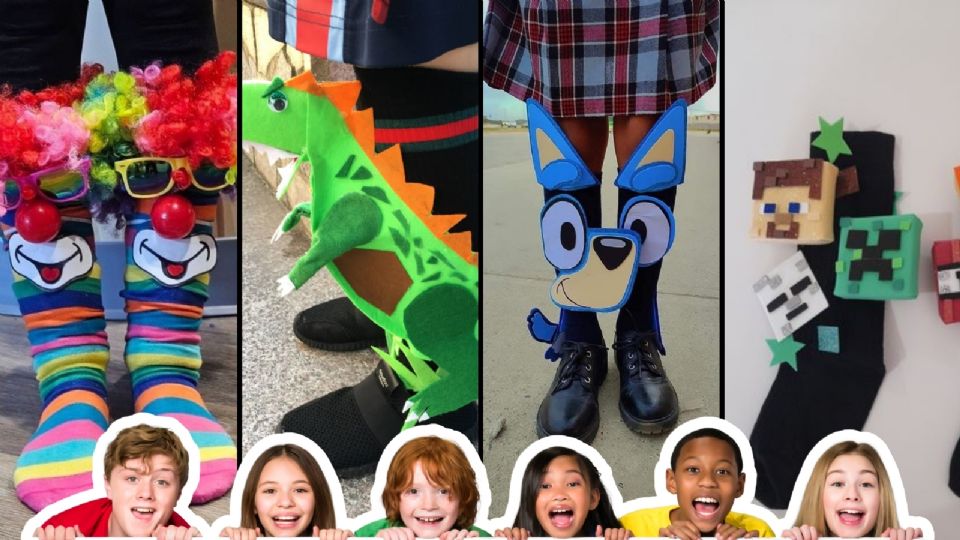 Calcetines locos, así puedes hacerlos este Día del Niño 2025 y sacarte un 10 en la materia de creatividad.