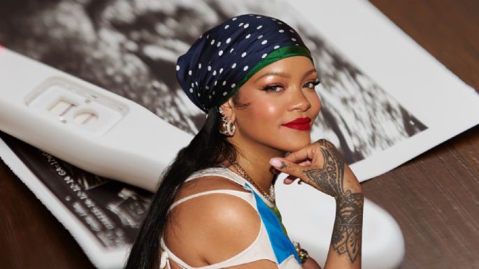 Rihanna revela su tercer embarazo en la Met Gala 2025