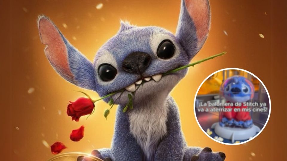 Así serán los vasos y palomeras de Lilo & Stitch.