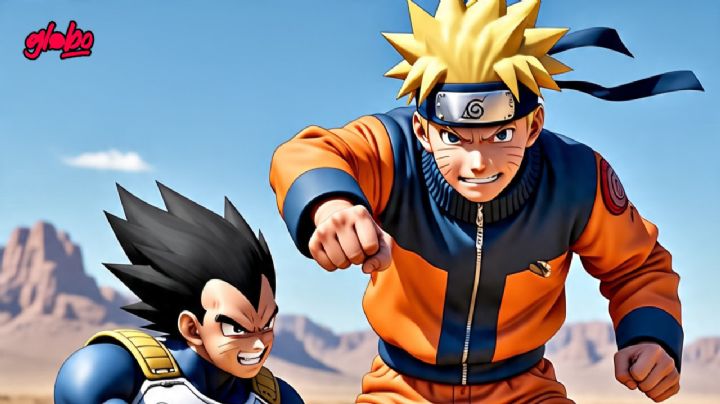 Así luciría la fusión de Naruto y Vegeta, según la inteligencia artificial