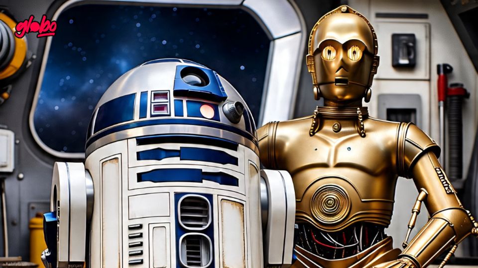 La inteligencia artificial permite imaginar la fusión de tus personajes favoritos, en este caso de R2D2 y C-3PO.