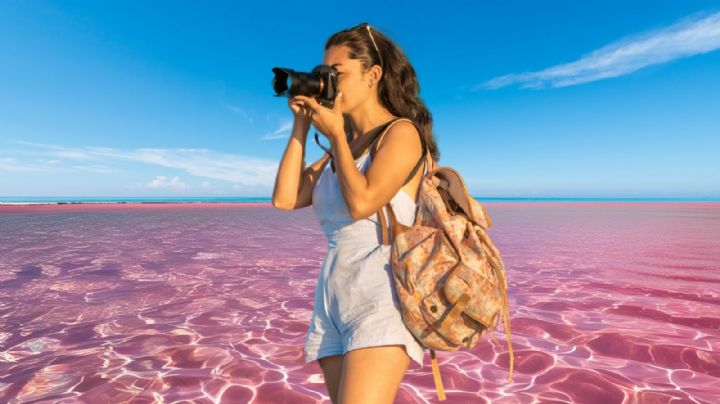 El rincón mágico de Yucatán con aguas cristalinas que parecen pintadas con pétalos de rosas