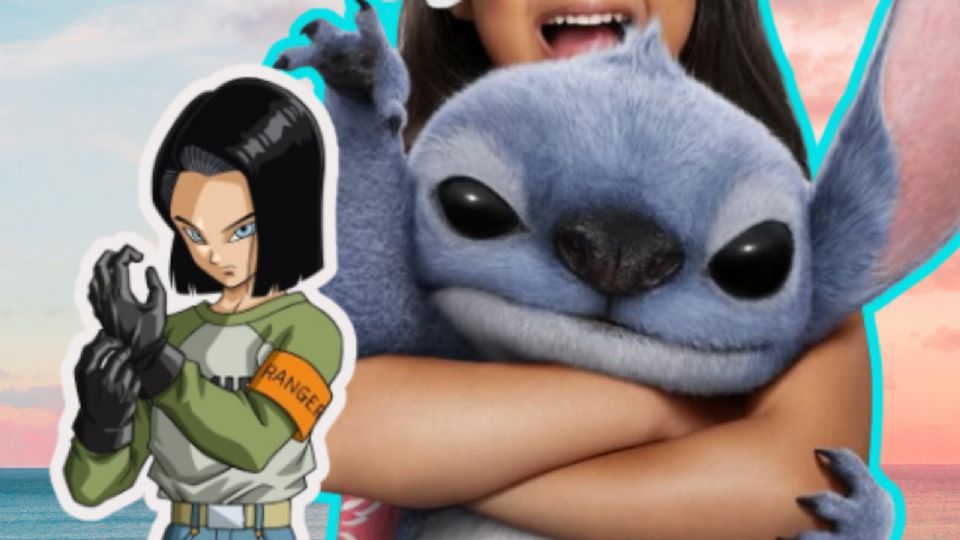 Este es el personaje único que nace de la fusión de 'Stitch' y 'Androide 17' según la Inteligencia Artificial.