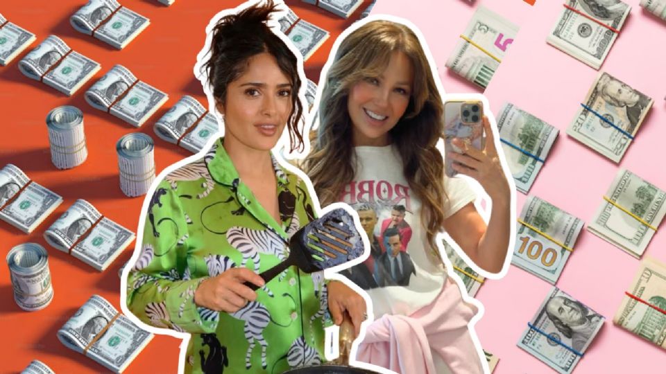 Mientras Salma Hayek tiene una fortuna de 200 millones de dólares, esta es la que logró Thalía.
