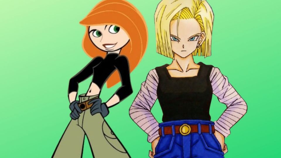 ¿Cómo luciría la fusión entre Androide 18 y Kim Possible?