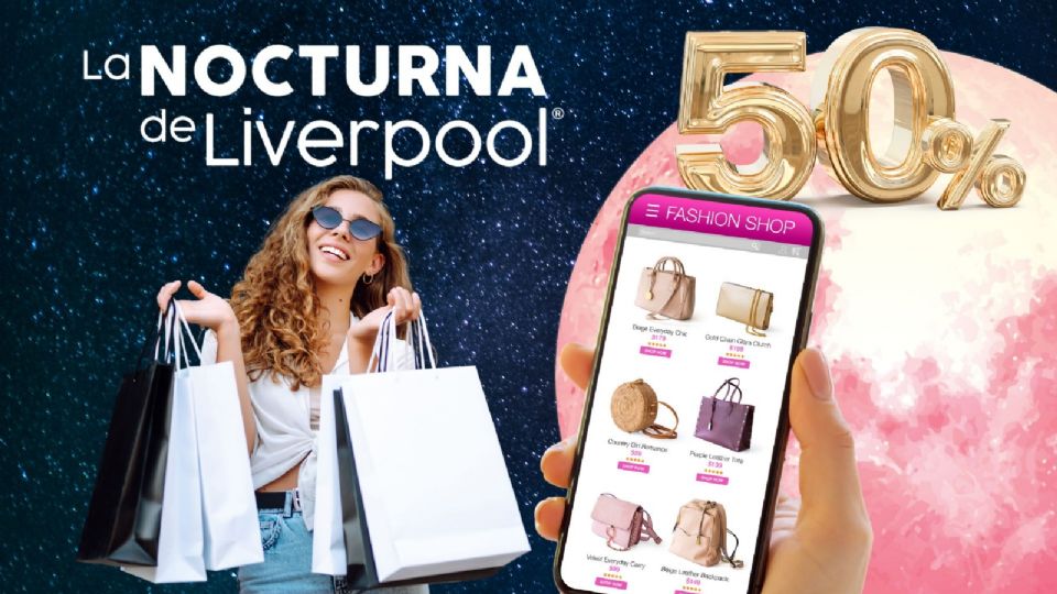 Venta Nocturna Liverpool 2025: 5 Bolsas de marcas de lujo con 50 % de descuento para este 10 de mayo.