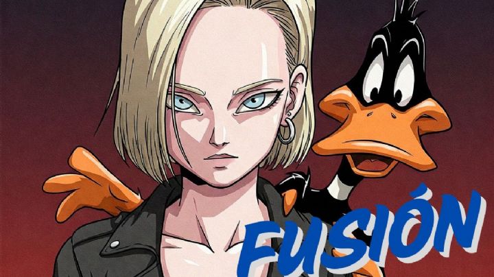 Así luciría la fusión de Androide 18 y el Pato Lucas, según la inteligencia artificial